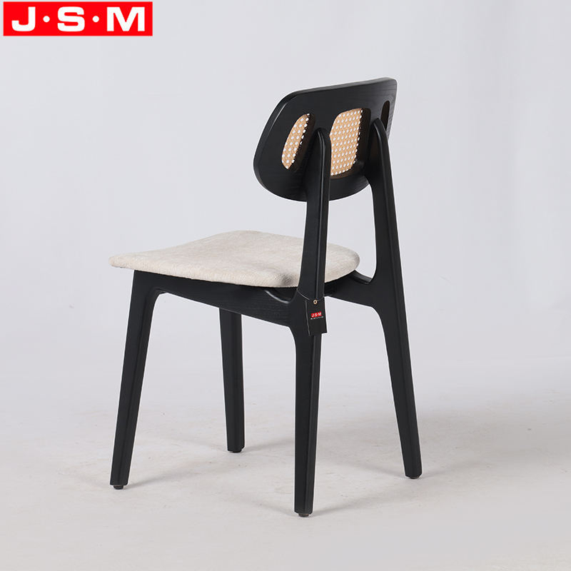 Custom Manufacturer Ash Frame Rattan Dining Chair Hotel Dining Room Chair