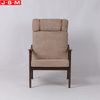 Hot Selling Leisure Solid Wood Armchair Comfortable Seat Single Sofa Chair Living Room Armchair