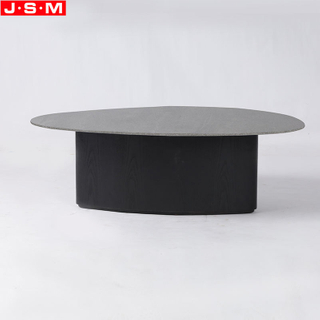 Hot Selling Man Made Stone Tea Table Living Room Tea Table Ash Veneer Base Tea Table