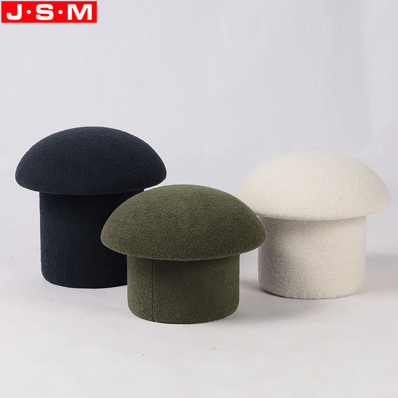Wholesale High Quality Light Sofa Side Ottoman Indoor Home Foot Step Mushroom Stool