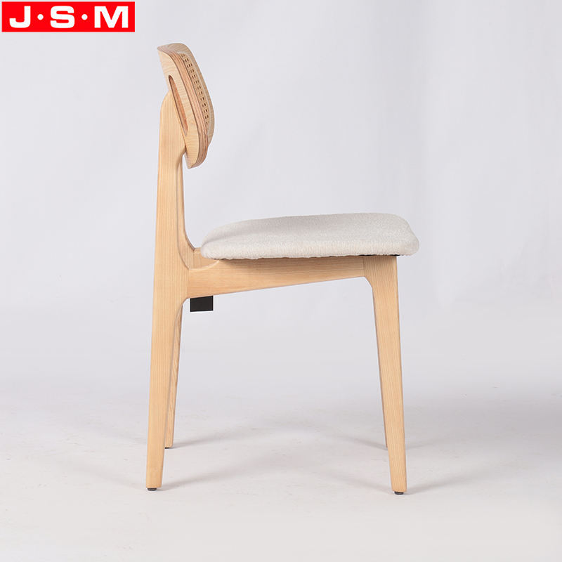 Custom Manufacturer Ash Frame Rattan Dining Chair Hotel Dining Room Chair