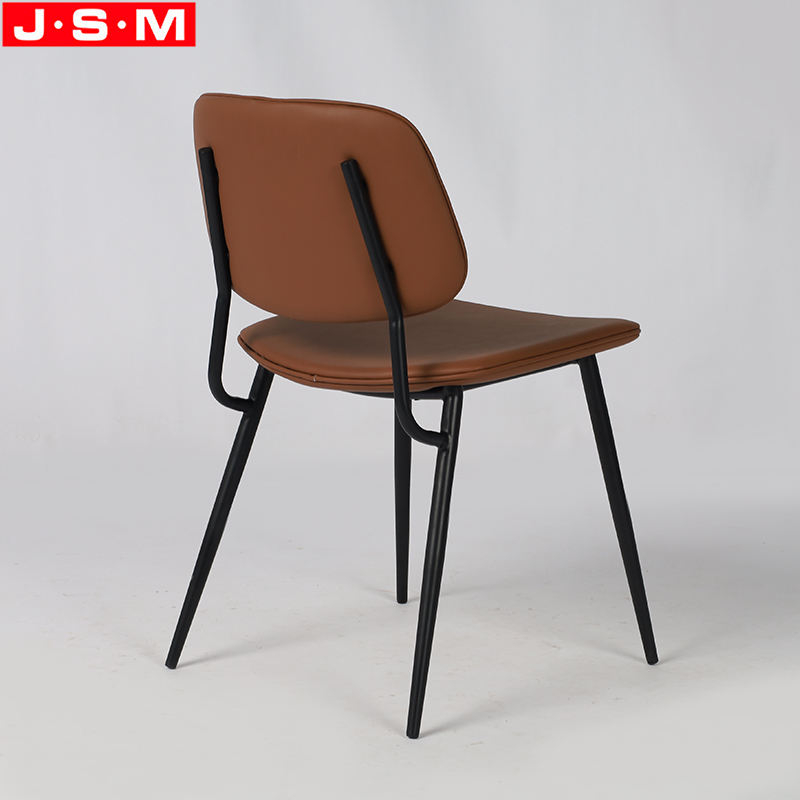 Metal Frame Soft Cushion Restaurant Cafe Chair Living Room Dining Chair