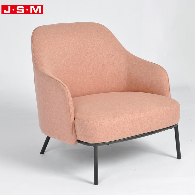 Hot Sale Fabric Leisure Comfortable Living Bar Room Chair Office Furniture Armchair With Ottoman