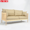 Modern Velvet Settee Wooden Couch Furniture Live Room Sofa Seat