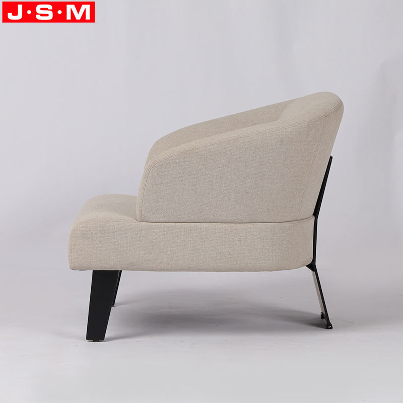 Modern Living Room Italian Style Armchair Fabric Bedroom Leisure Armchair