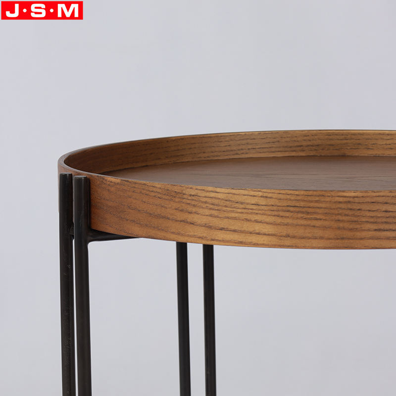 Nordic Side Table Living Room Stool Coffee Double Layer Tea Table