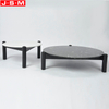 Nordic Modern Rock Slab Tea Table Designed Living Room Solid Wood Coffee Table