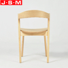 Chinese Style Leisure Bistro Bar Restaurant Wooden Frame Back Dining Chair