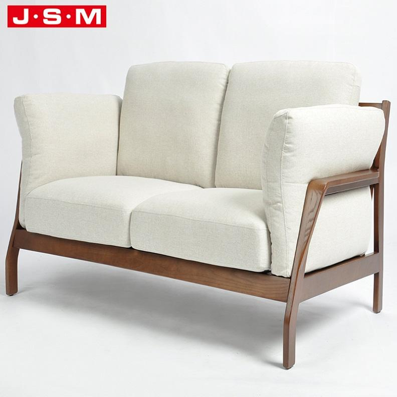 Furniture Live Room Fabric Upholstered Wooden Recliner Sofa For Home