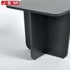 Rustic Sitting Room Living Room Outdoor Small Black Wooden Square Coffee Table