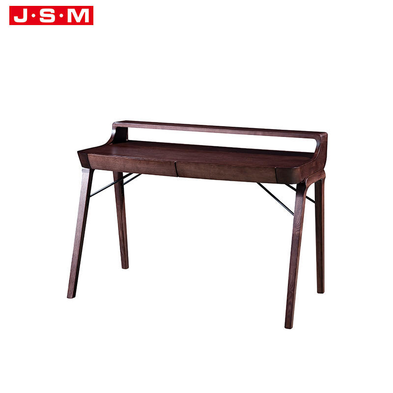 Home Office Ash Timber Base Working Table Drawer Standing Desk