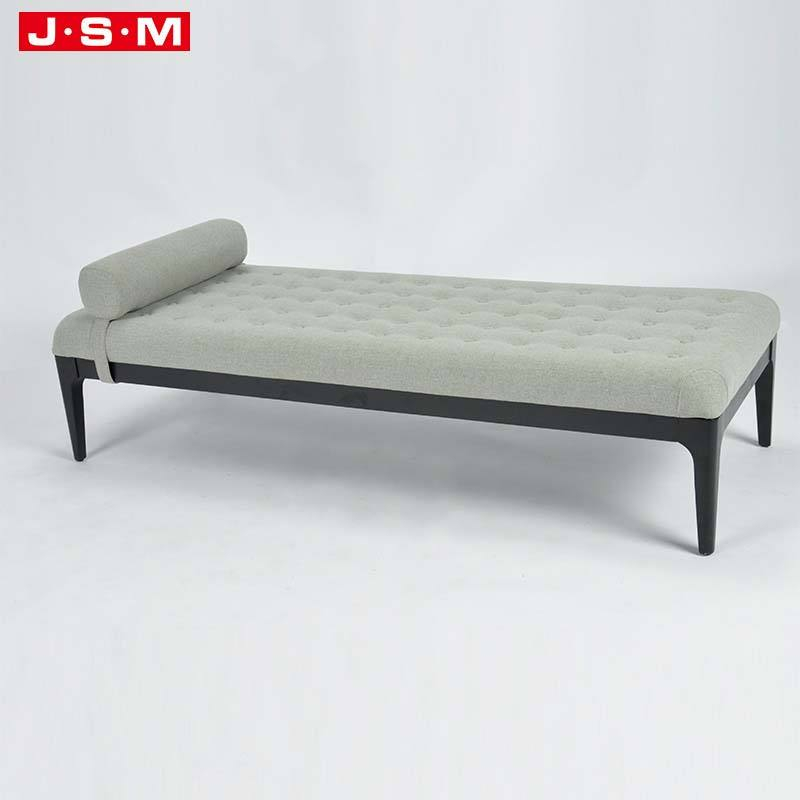 Good Quality Hot Sale Ottoman Sets Velvet Hotel Room Lounge Sectional Sofa Ottoman Seat Bench With Back