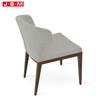 Comfortable Molded Foam Wooden Room Furniture Dinning Fabric Ash Timber Dining Chair