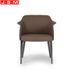 Luxury Design Leather Material Simple Home Furniture Metal Dining Chair