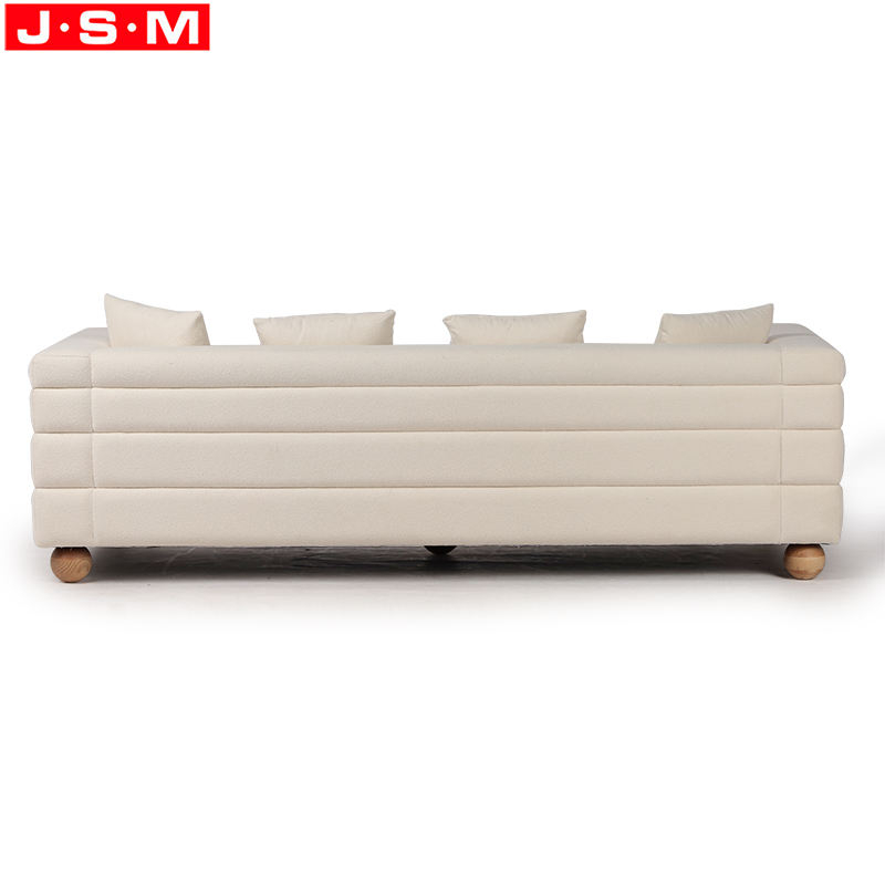 Nordic Style Metal Frame Fabric Modern Sofa Luxury Villa Italian Sofa For Living Room