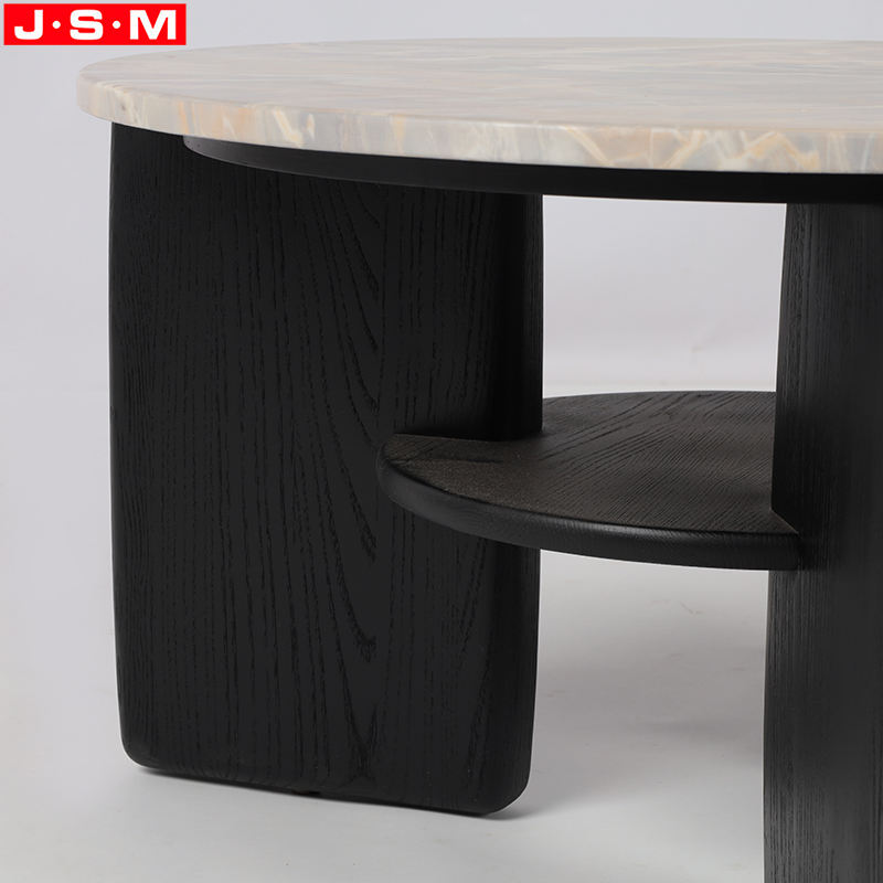 Modern High Quality Coffee Table Round Stone Coffee Table For Living Room