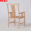 Removeable Seat Pad Dining Chair Household Wood Frame Dining Chairs