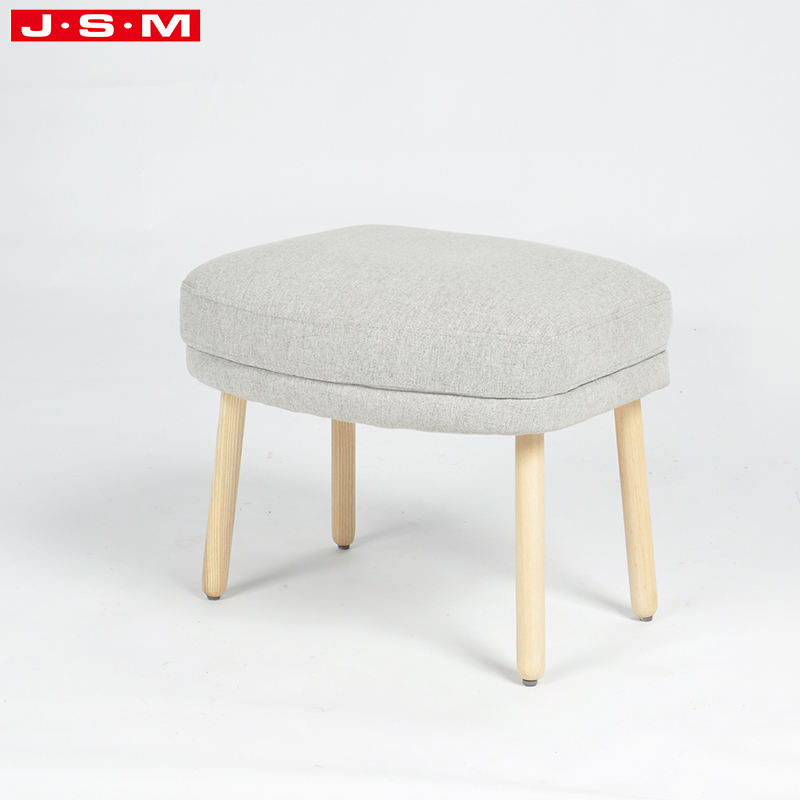 Cube Wooden Retro Style Round Square Pouffe Stool Tufted Velvet Fabric Ottoman