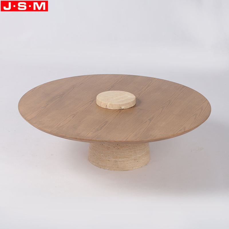 Professional Customized Color And Size Tea Table Man Made Stone Base Tea Table