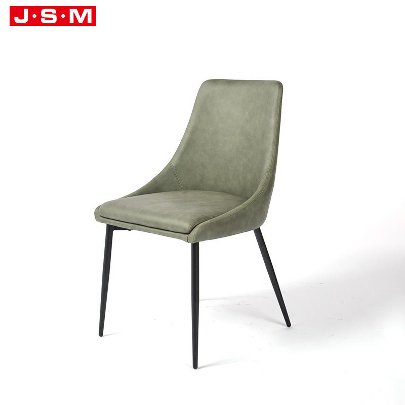Luxury Comfy Nordic Commercial Bistro Velvet Light Wood Room High Dining Chair