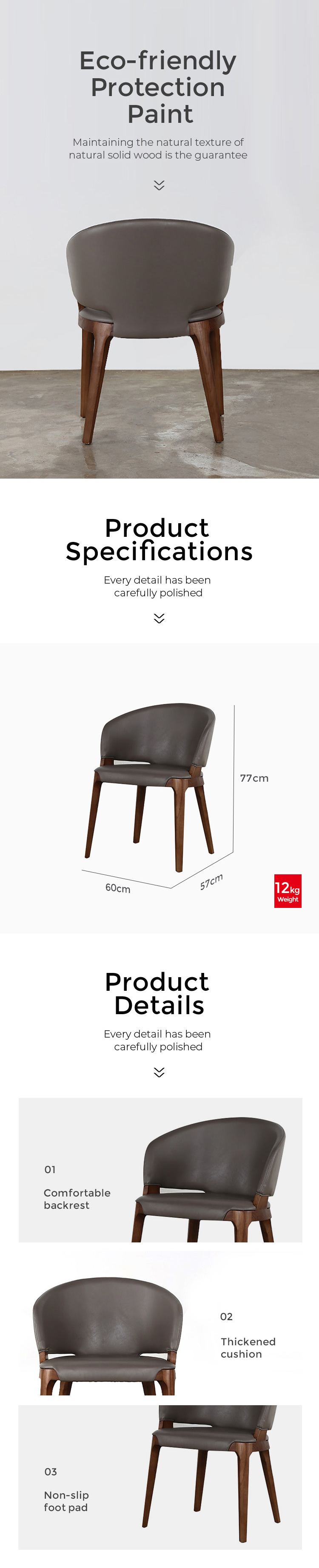 High Back Dining Chair