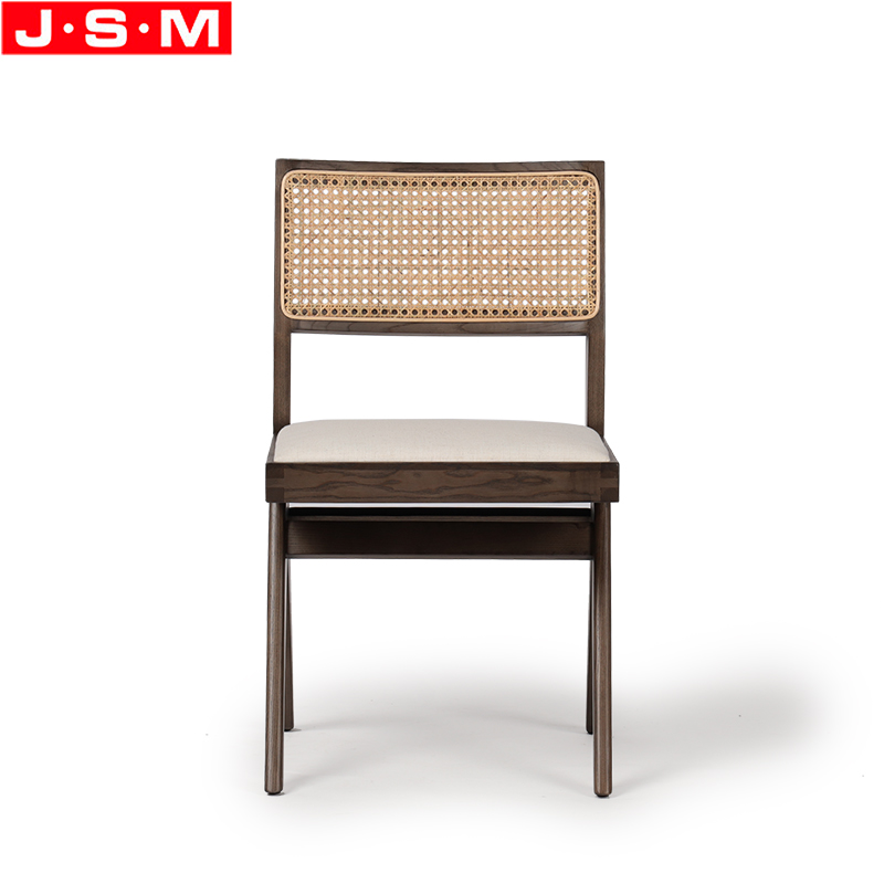 Wood And Fabric Dining Chair