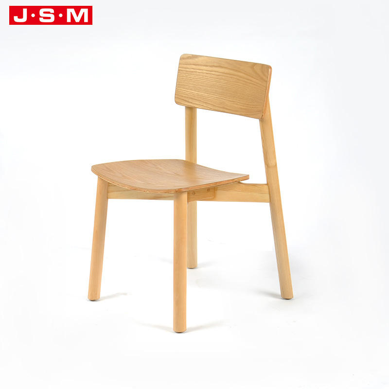 Minimalist Thickened Cushion Modern American Wood Dining Chairs