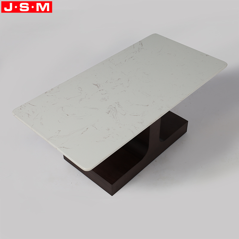 Wood Artificial Marble Table Top Coffee Tables