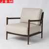 High Quality Wooden Base Single Seater Cushion Seat Armchairs For Living Room