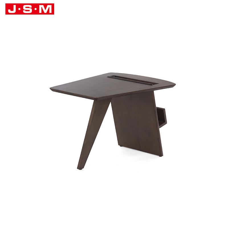 China Suppliers Nordic Minimalism Indoor Veneer Wooden Coffee Table