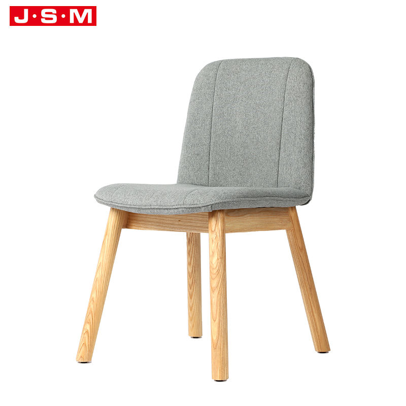 Wooden Frame Comfortable Upholstery Fabric Seat Dining Room Dining Chair