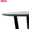 Wooden Veneer Table Top Restaurant Dining Room Furniture Round Dining Table
