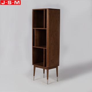 Home Furniture Veneer Carcase Wooden Display Case Bookcase Living Room Cabinet