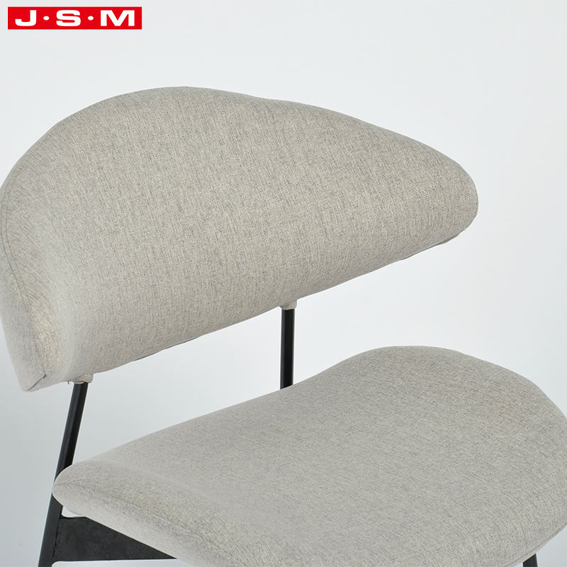 Luxury Hotel Italy Farmhouse Cross Back Wooden Foam And Fabric Upholstered Dining Chair