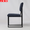Hot Sale Home Furniture Modern Upholstered Dining Chair With Metal Legs