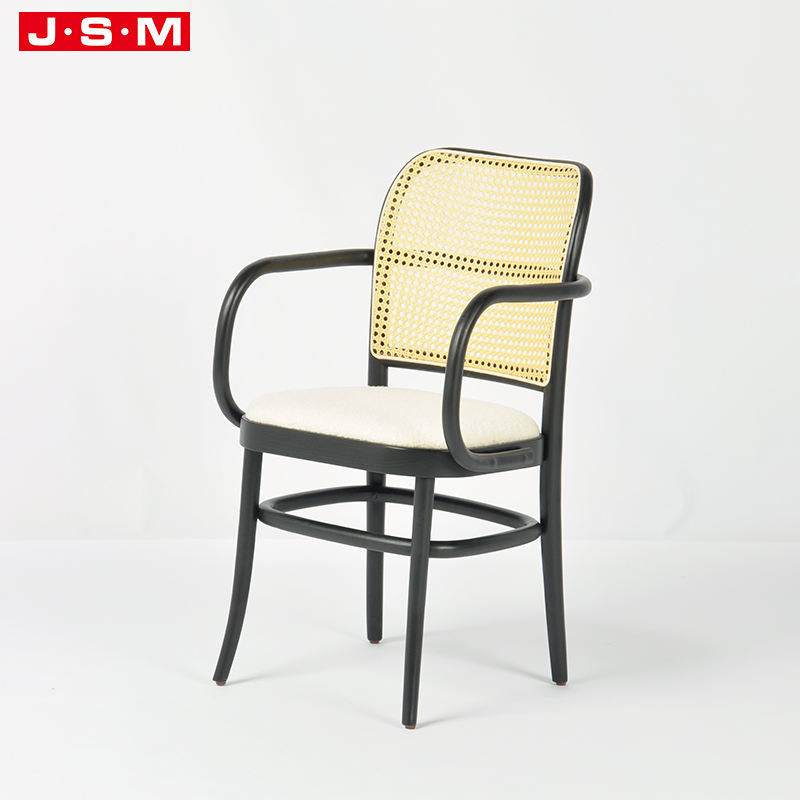 Hot Sale Indoor Dining Italian Outdoor Plastic Rattan Wood Restaurant Modern Dining Chair