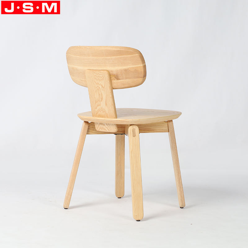 Veneer Back And Seat Wooden Leg Solid Wood Furniture Restaurant Dining Chair