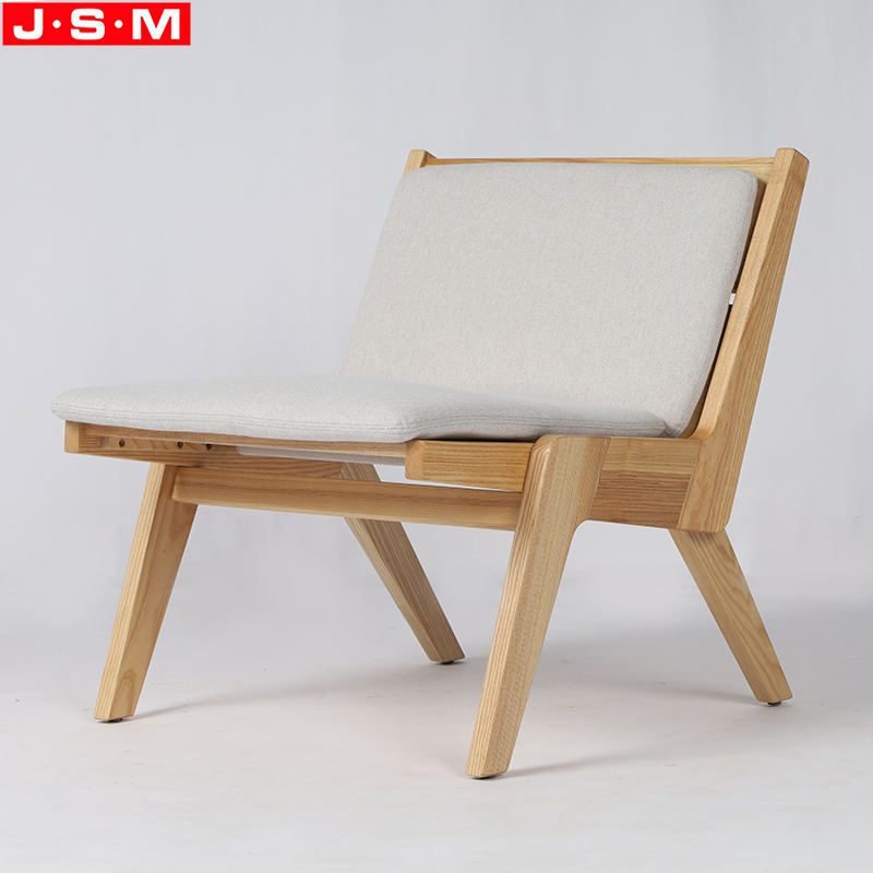 Hot Selling Dining Room Wooden Chairs Ash Timber Restaurant Dining Chair With Cushion