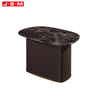 Modern Timber Wooden Furniture Coffee Table Black Metal Marble Luxury Coffee Table
