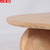 New Style Living Room Tea Table Irregular Mesa Table Wooden Base Tea Table