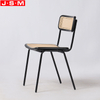 Factory Cheap Stackable Chair Rattan Seat Back Dining Chair For Dining
