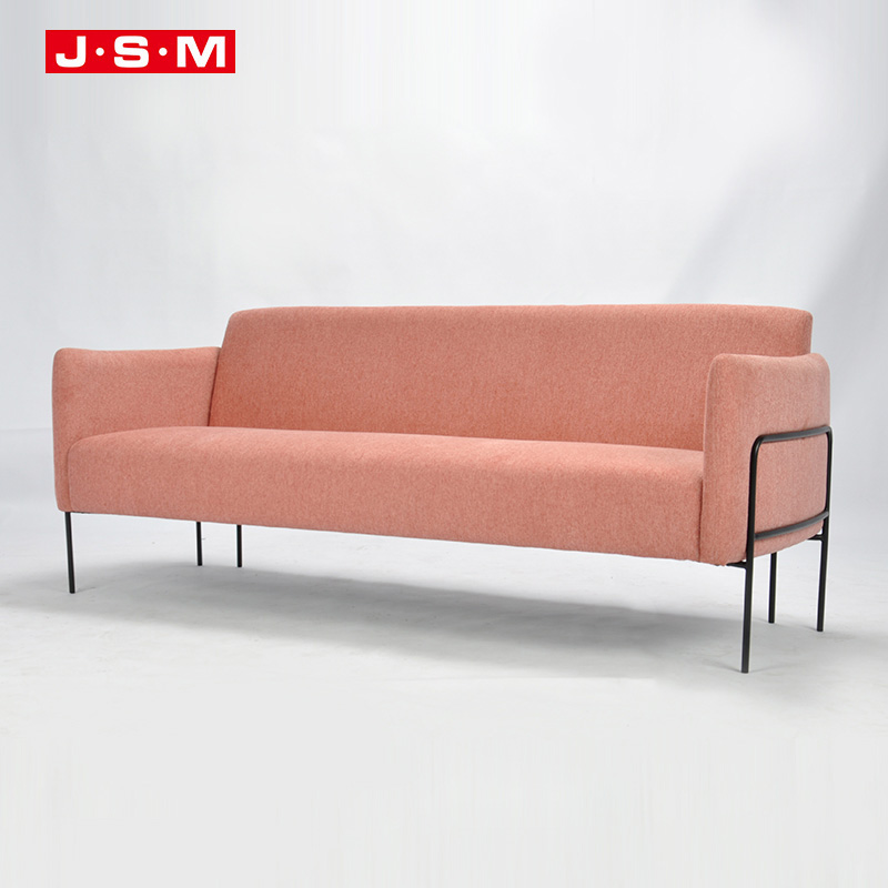 Modern Nordic Home Single L Shape Fabric Lounge Furniture Floor Living Room Style Sofa