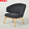 Nordic Office Building Upholstered Modern Fabric Single Sofa Foam And fabric Chair