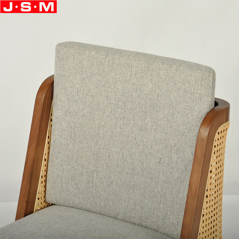 Top Selling Plastic Rattan Back Dining Chair Without Armrests
