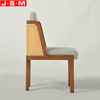 Top Selling Plastic Rattan Back Dining Chair Without Armrests