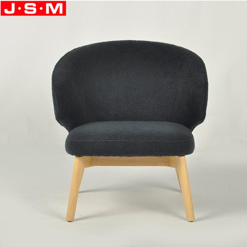 Comfortable Upholstered Modern Style Wooden Frame Gary Sofa Armchair For Living Room