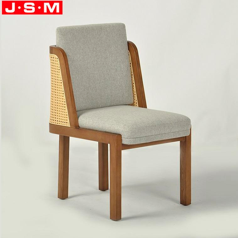 Modern Dining Furniture Not Stackable Plastic Rattan Back Dining Chair