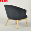 Luxury Leisure Chair For Living Room Modern Wooden Frame Waiting Chair