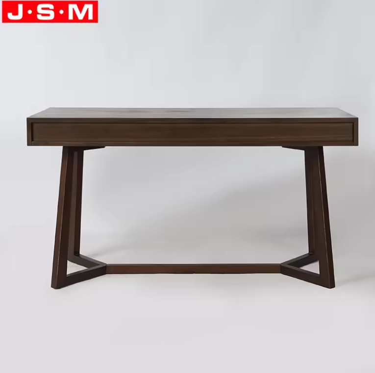 Wholesale Timber Base Home School Office Writing Desk Living Room Wooden Desk