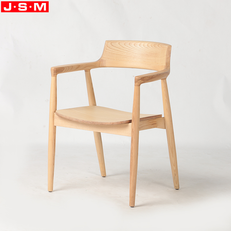 Home Furniture Custom Dining Room Linen Woven Chair Ash Timber Frame Restaurant Chair